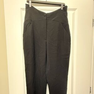 & Other Stories Black Tailored Trousers